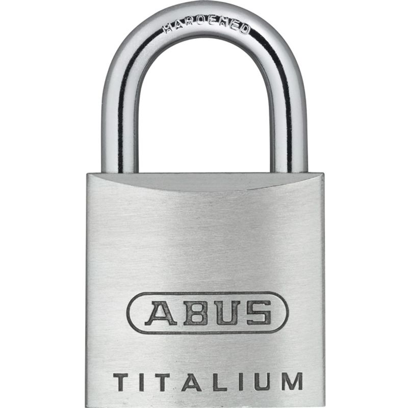 Hengelås 64TI/25 aluminium titalium