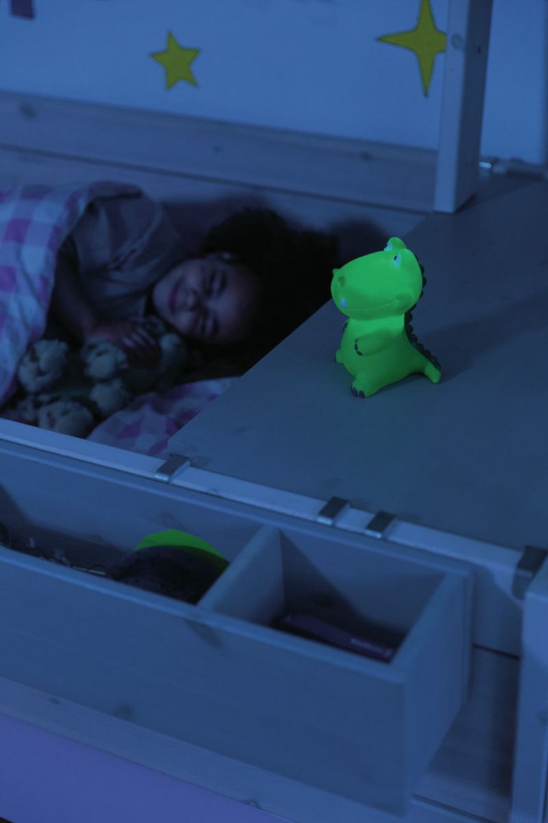 LED-nattlampe krokodille