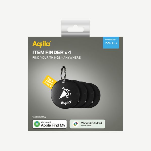 Hovedbilde Aqiila Tagbird smart sporingsbrikke (itemfinder) for Apple ...